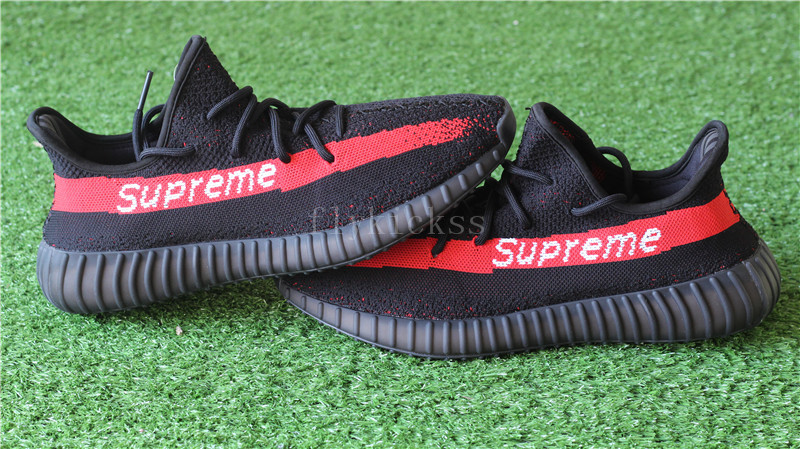 2017 Supreme x Adidas Yeezy Boost 350 V2 Black